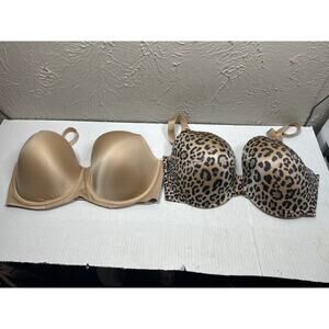 Soma Bra Full Coverage Vanishing Back Full / Balconette Womens Size 36G